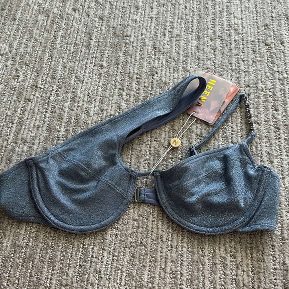 Neena Swim Asymmetric underwire bikini top - Picture 3 of 5